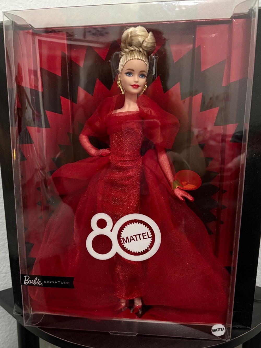 Mattel 80th Anniversary Collectible Barbie Doll NIB Never Opened